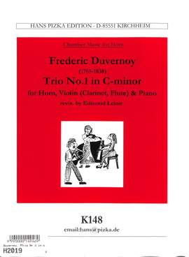 Duvernoy, F N: Trio 1 c-moll