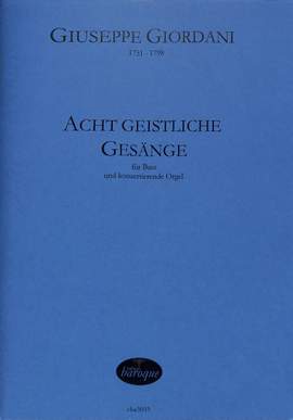 Giordani, G: 8 geistliche Gesänge