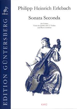 Erlebach, P H: Sonate 2 e-moll