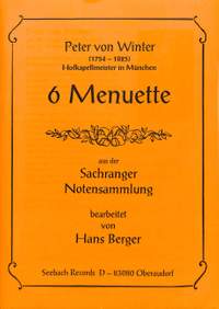 Winter, P v: 6 Menuette (Sachranger Notensammlung)