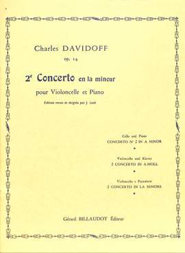 Davidoff, C: Concerto 2 a-moll op 14