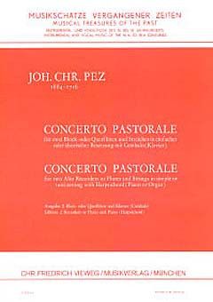 Pez, J C: Concerto pastorale F-Dur