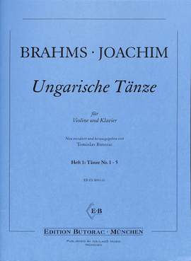 Brahms, J: Ungarische Tänze Nr 1-5