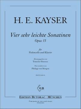 Kayser, H E: 4 sehr leichte Sonatinen op 35