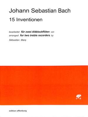 Bach, J S: 15 Inventionen