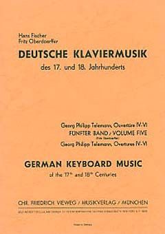 Telemann, G P: 6 Ouvertüren (4-6) 5
