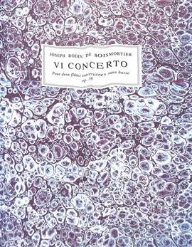 Boismortier, J B d: 6 Concerti op 38
