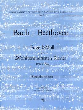 Bach, J S: Fuge b-moll (wohltemperiertes Klavier BWV 867)