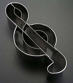 Keksausstecher Violinschlüssel