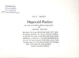 Prager, P: Hegewald Fanfare