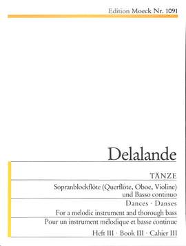 Lalande, M: Tänze, Heft III