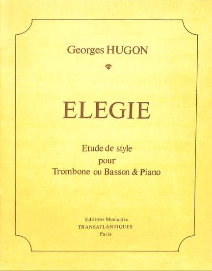 Hugon, G: Elegie