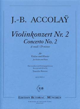 Accolay, J B: Konzert 2 d-moll