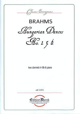 Brahms, J: Ungarische Tänze 1 5 6