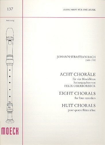 Bach, J S: 8 Choräle