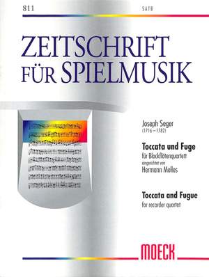 Seger, J: Toccata + Fuge