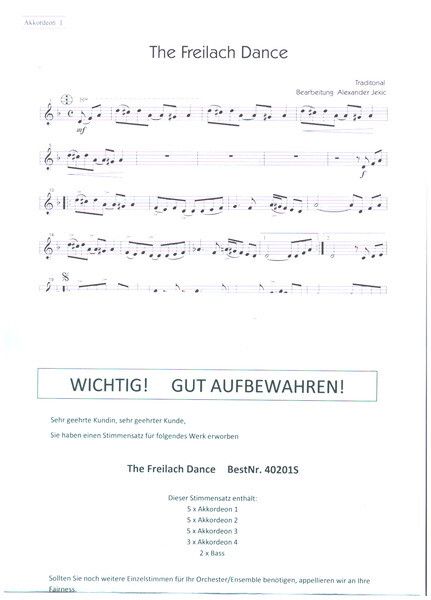 Jekic, A: The freilach dance