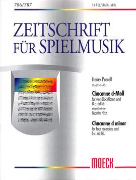 Purcell, H: Chaconne d-moll
