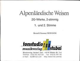 RINNER, A: Alpenländische Weisen