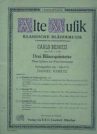 Besozzi, C: Sonate 20 (3 Bläserquintette Nr 3)