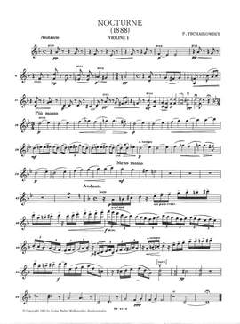 Tchaikovsky, P I: Nocturne op 19/4