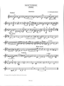 Tchaikovsky, P I: Nocturne op 19/4