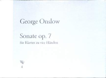 Onslow, G: Sonate e-moll op 7