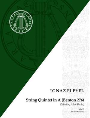 Pleyel, I: String Quintet in A A major Benton 276