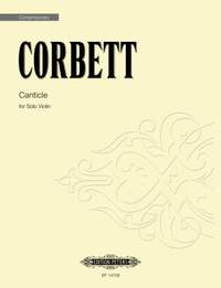 Corbett, Sidney: Canticle (solo violin)