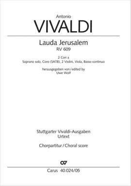 Vivaldi, Antonio: Lauda Jerusalem, RV609