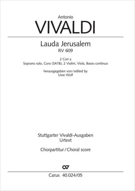 Vivaldi, Antonio: Lauda Jerusalem, RV609