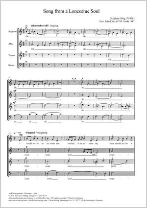 Görg, Stephan: Song from a Lonesome Soul