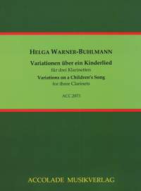 Warner-Buhlmann, H: Variationen über ein Kinderlied (Ein Männlein steht im Walde)