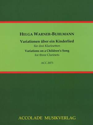 Warner-Buhlmann, H: Variationen über ein Kinderlied (Ein Männlein steht im Walde)
