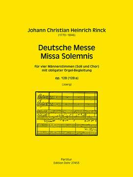 Rinck, J C H: Deutsche Messe op. 128