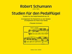 Schumann, R: Studien für den Pedalflügel op. 56