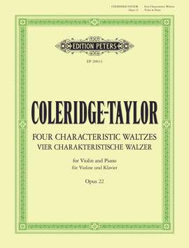 Coleridge-Taylor, S: Vier Charakteristischen Walzer Op. 22