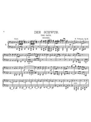 Volkmann, Robert: Visegrád, 12 Poésies musicales Op. 21 pour piano à 4 mains