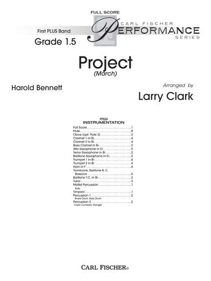 Harold Bennett: Project (March)