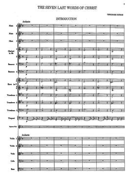 Dubois, Théodore: Les Sept Paroles du Christ, Oratorio