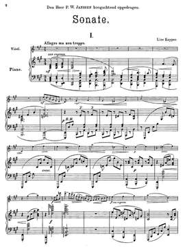 Kuyper, Lize: Sonata for piano and violin