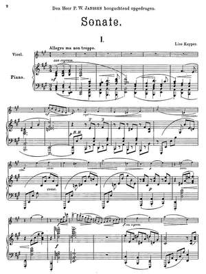 Kuyper, Lize: Sonata for piano and violin