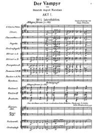 Marschner, Heinrich: Der Vampyr, romantische Oper in 2 Akten