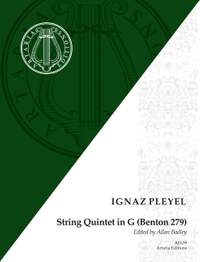 Pleyel, I: String Quintet in G G major Benton 279