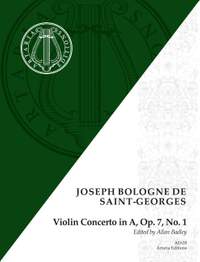 Saint-Georges, J B C d: Violin Concerto in A op. 7/1