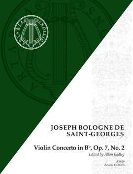 Saint-Georges, J B C d: Violin Concerto in Bb B flat major op. 7/2