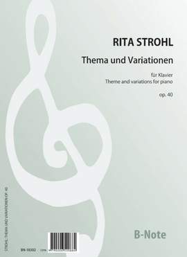 Strohl, R: Thema und Variationen op. 40