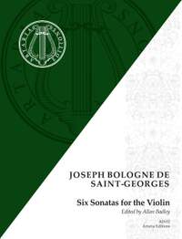 Saint-Georges, J B C d: Six Sonatas for the Violin