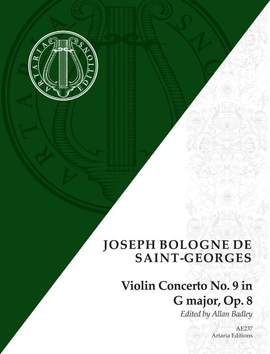Saint-Georges, J B C d: Violin Concerto No. 9 in G major G major op. 8