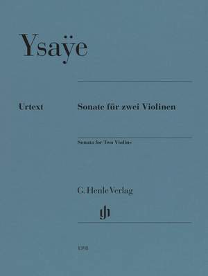 Ysaÿe, E: Sonate für zwei Violinen